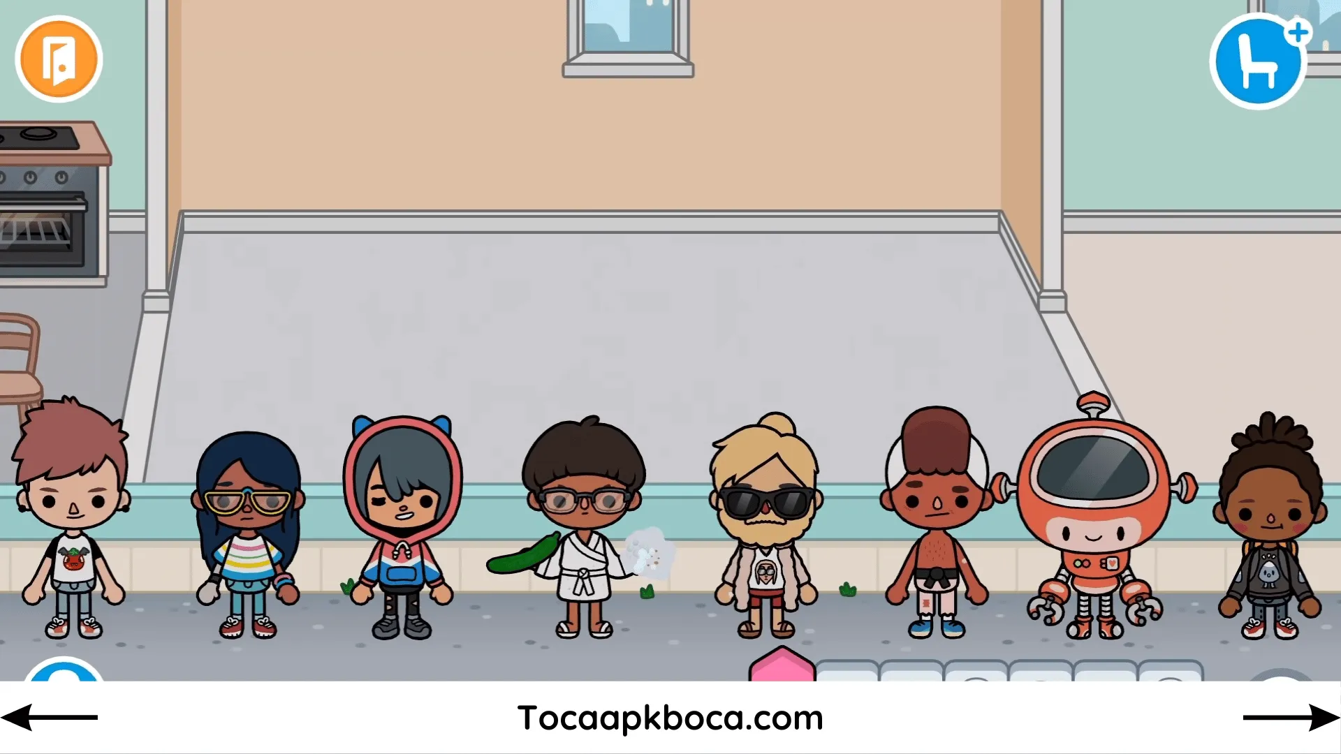 Toca Boca character Gang